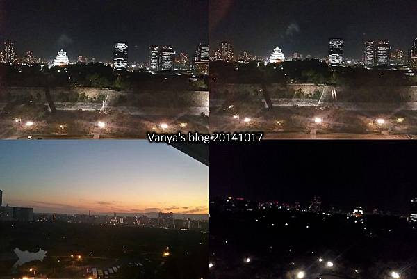 機加酒-KKR hotel osaka 8F窗外的夜景