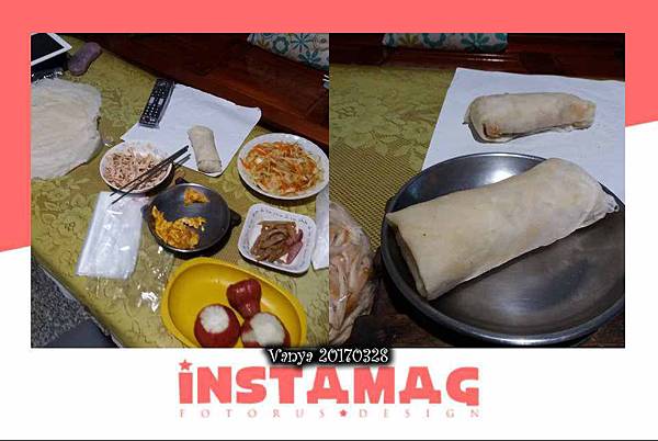 提前包春捲當晚餐