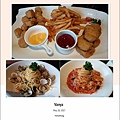 洋城義大利餐廳-雞肉、蛤蠣義大利麵和追加精選歡樂拼盤
