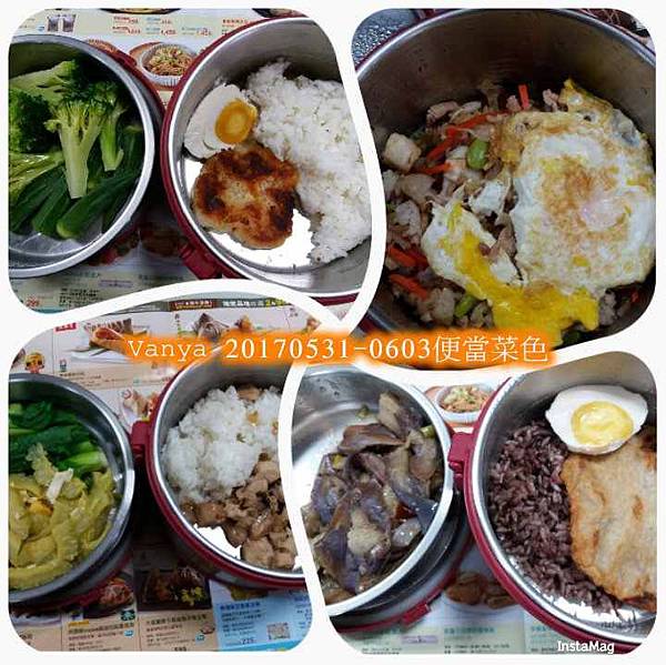 17531-603一周便當菜色