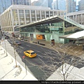 The view of Lincoln Center from the walkway between the dorm and the classrooms.JPG