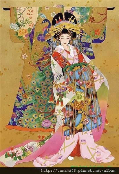 森田春代Kimono Geisha