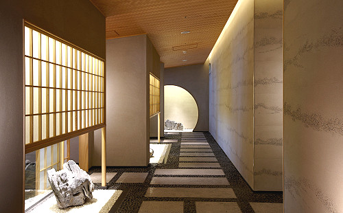 山里包廂前走廊 corridor by VIP dining room