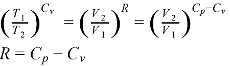 理想氣體絕熱可逆膨脹-公式推導-R=Cp-Cv.png