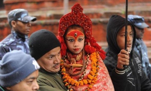 尼泊爾,處女神