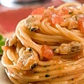 Spaghetti with clams