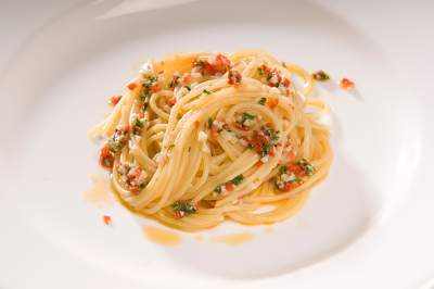 Spaghetti with Garlic, Oil and Chili Pepper