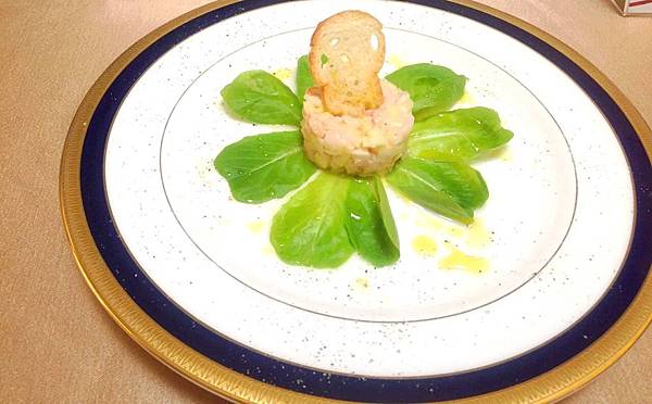 橄欖油風味韃靼鮮蝦