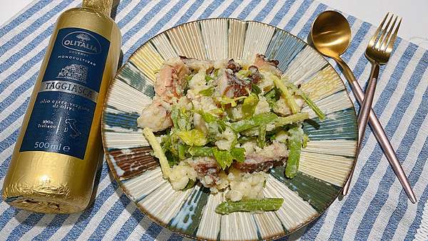 鈴木主廚の義大利料理 章魚馬鈴薯沙拉insalata Di Polpo Patate E Fagioli 義大利廚房 痞客邦