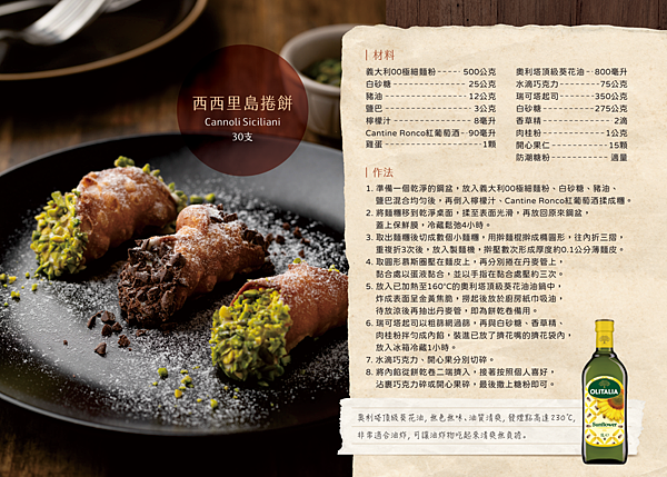 【義大利媽媽食譜】西西里島捲餅 (Cannoli Sicil 西西里島捲餅