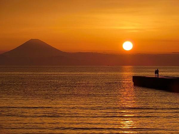 夕方・富士山・夕日(20180607).JPG