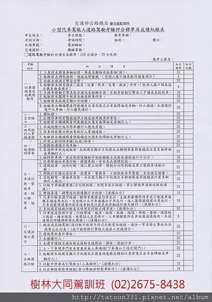 106年道路考扣分表.jpeg 106年道路考扣分表.jpeg