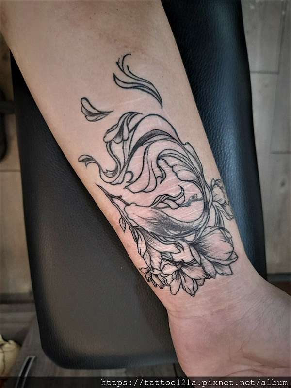 刺青蓋疤鬥魚紋身 現代刺客刺青改圖蓋圖 痞客邦