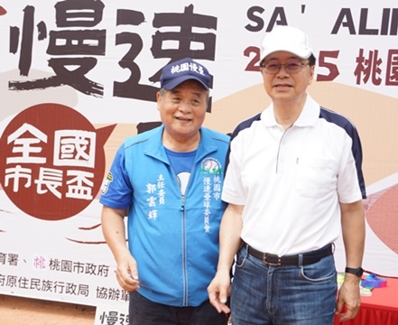 桃園市長盃慢壘賽登場　張善政期勉選手全力以赴1.JPG