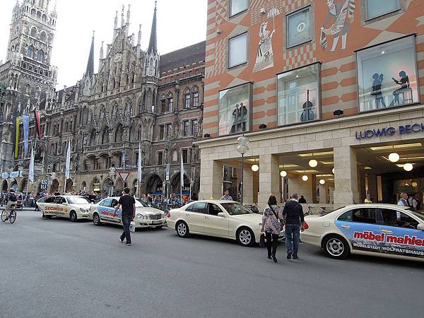 慕尼黑排班的計程車