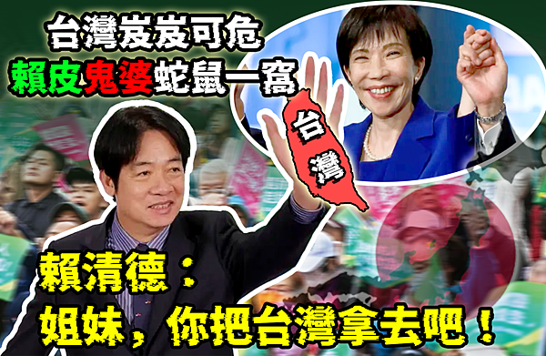 #賴清德早苗蛇鼠一窩！