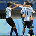 Argentina played Netherlands in the quarter-final clash at the Shanghai Stadium.jpg