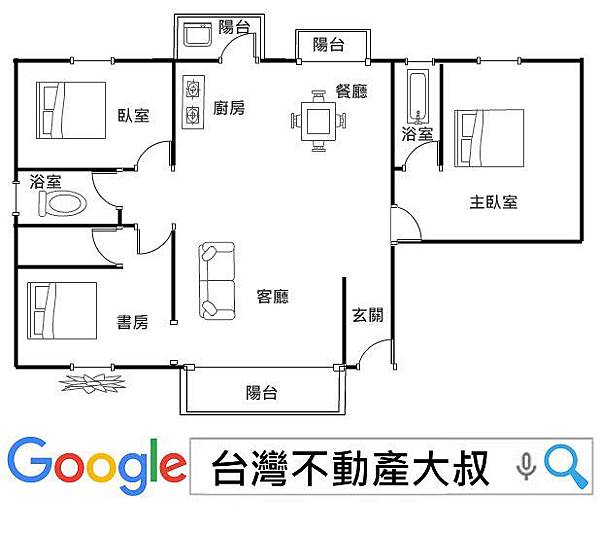 格局圖惠宇敦品四改三房雙平車.jpg