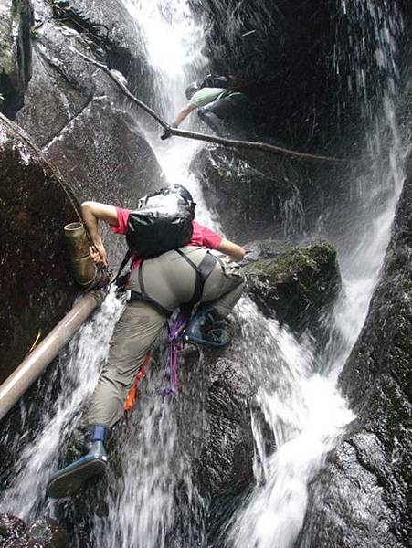 溯溪是結合登山與攀岩的活動 , 適合喜愛戶外活動的大眾