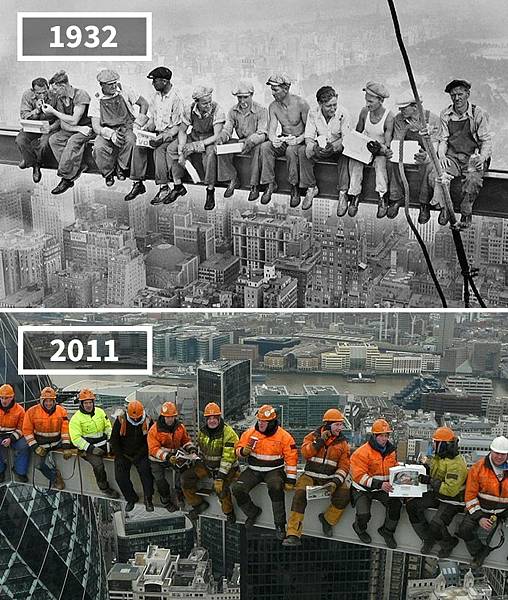 在摩天大樓上吃午餐，紐約，美國，倫敦，英國，1932 – 2011.jpg