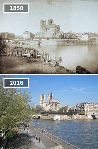 巴黎聖母院，巴黎，法國，1850- 2016.jpg