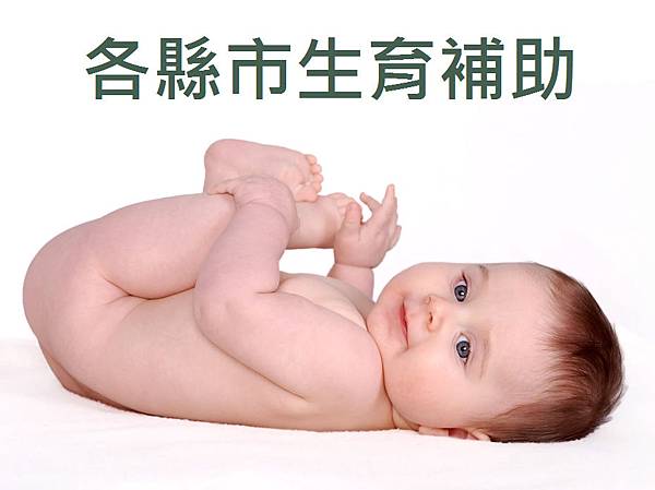 各縣市生育補助