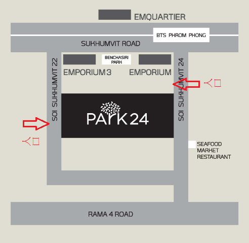 Park 24 location map