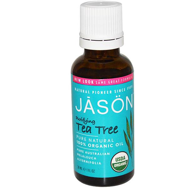 Jason Natural, 100% Organic Oil, Tea Tree, 1 fl oz (30 ml)