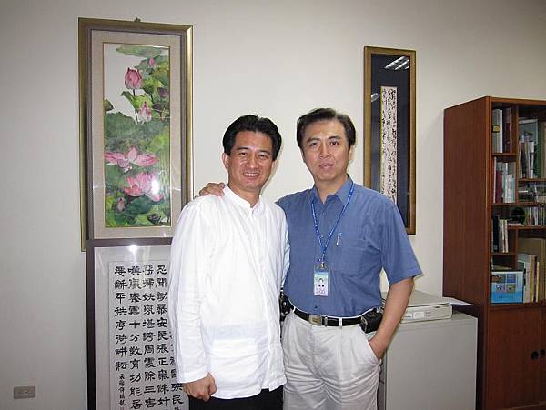 20090724_07 Jackson, 陳學聖局長 @桃園縣文化局.JPG