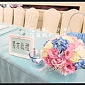 苗栗婚禮佈置Tiffany藍主題背板頭份東北角國際廳銘仁&玉貞結訂宴5.jpg