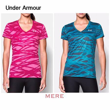 Under Armour 女生運動 排汗短Tee1.jpg