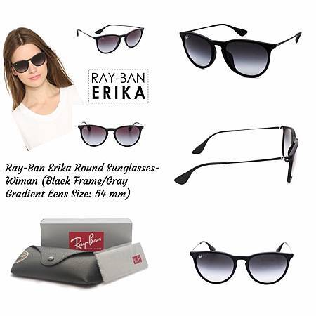 Ray-Ban Erika Round Sunglasses 54mm 女款1.jpg