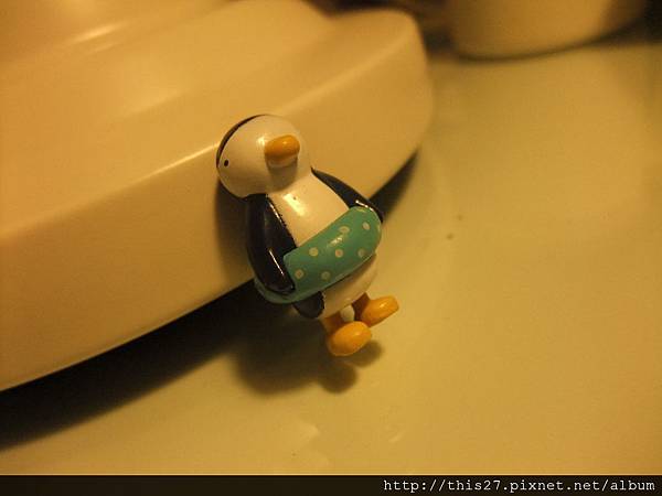 沐浴球溶出的小企鵝
