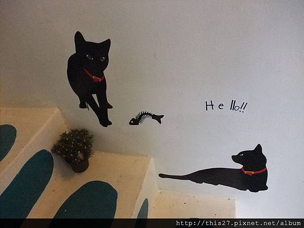有我愛的黑貓壁貼