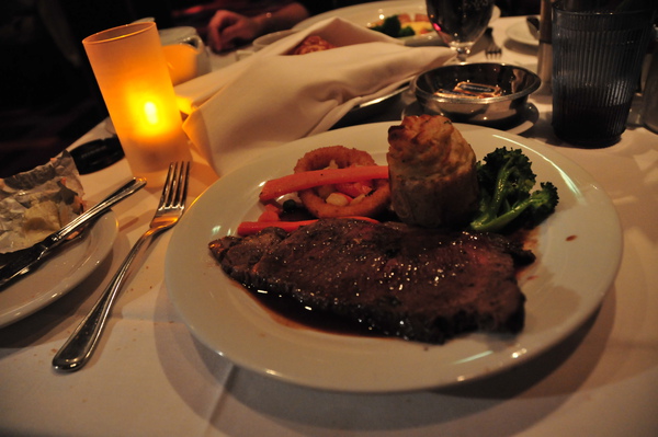 dinner on the ship