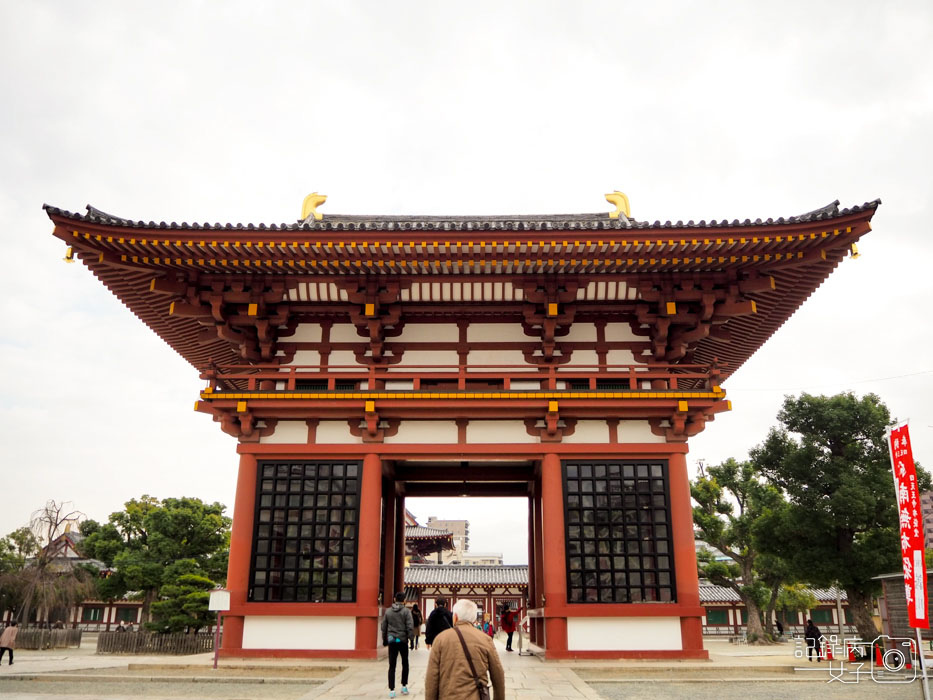 1-四天王寺+大黒堂+地藏山+太子殿+五重塔+中心伽藍 (48).JPG