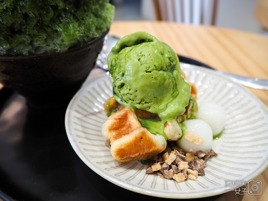 東門永康金雞母抹茶燒冰刨冰挫冰x炙燒烤布蕾x抹茶鬆餅32.jpg