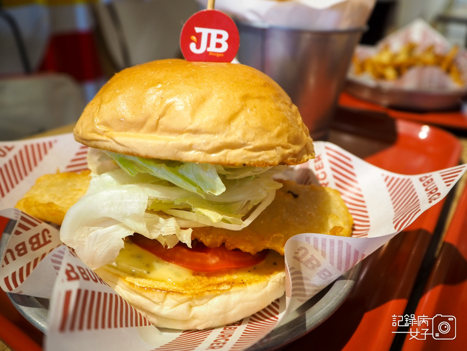 17大安JB Burger 美式漢堡專賣店黃金鱈魚堡.jpg