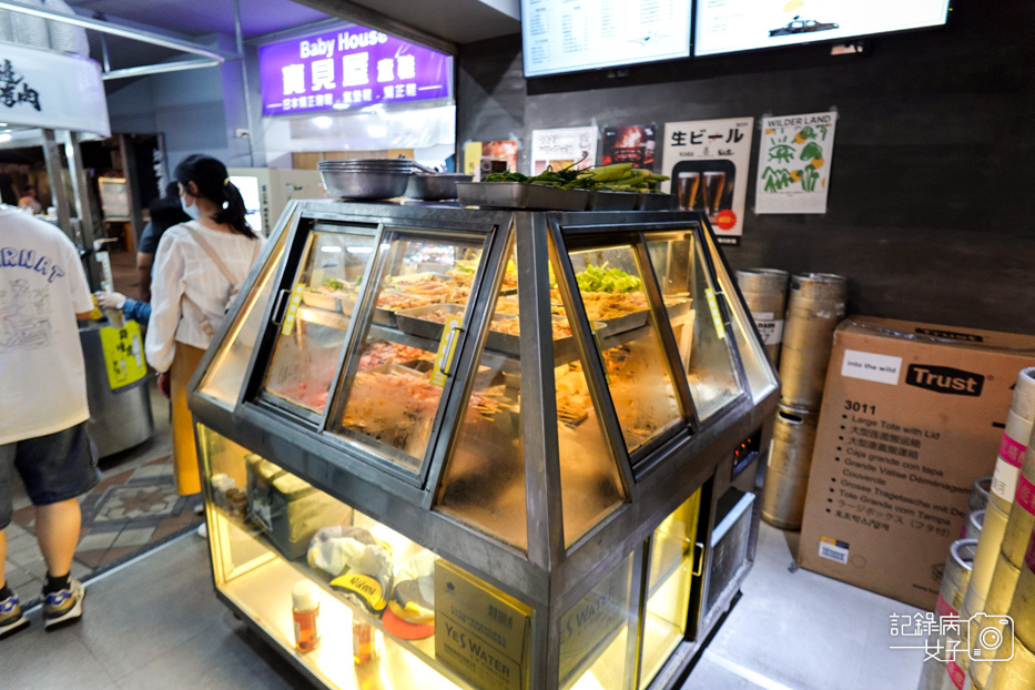 8台北松山饒河夜市路邊烤肉串燒居酒屋塔香蛤蜊湯油蔥乾拌麵.jpg