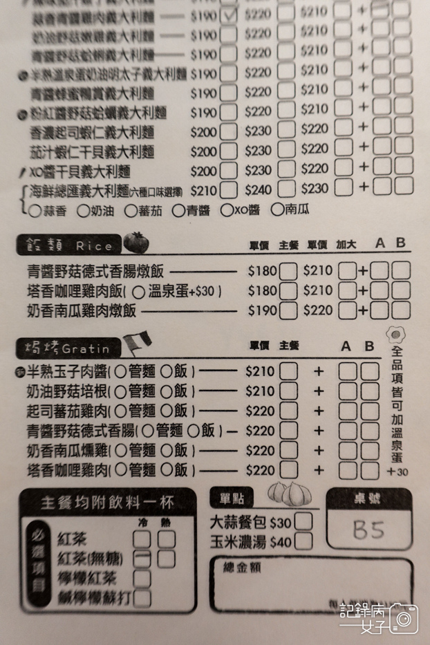 11台北松山饒河夜市小義城義大利麵菜單價位.jpg