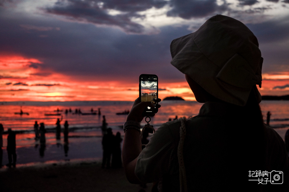 13馬來西亞沙巴Kota Kinabalu Pantai Tanjung Aru 丹絨亞路海灘火紅夕陽熱門景點.jpg