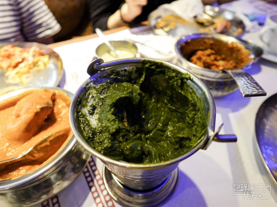 18台北吉阿亞努印度餐廳奶油雞肉菠菜羊肉咖哩薯餅蓮子豆.jpg