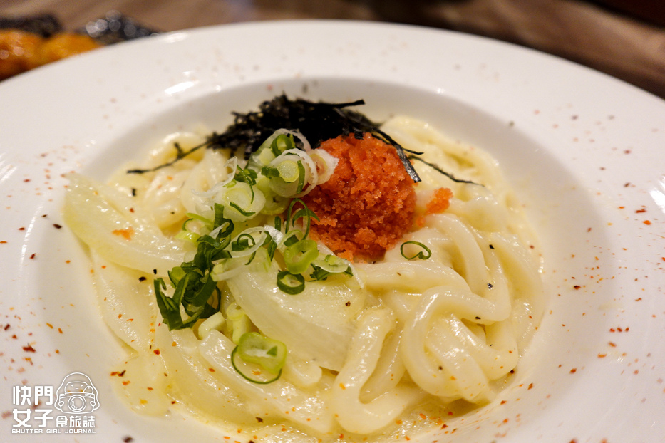 13三重美食容燒居酒屋明太子奶油烏龍麵米血花枝丸百頁豆腐.jpg