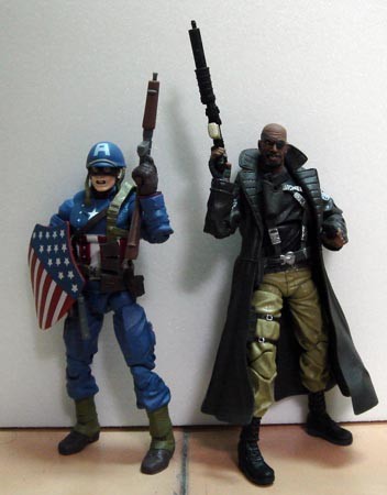 Captain America & Nick Fury