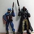 Captain America & Nick Fury