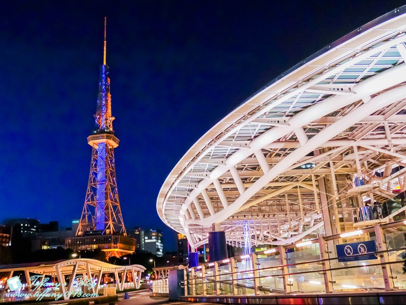 日本 名古屋榮區必去 綠洲21 Oasis21 名古屋電視塔 晚上必拍的夜景及會隨時間變換不同燈光的絕美景點 潮流 美妝 消費創造個人化風格的女性社群