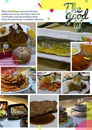 2013.12.14。(2歲3個月又5天)(5個月又22天)。桃園大飯店之集饗樂buffet(爸比最近得知桃園大飯店裡的餐廳有重新整修過，所以提前訂位帶我們來此用餐，聽飯店的名字應該就可以感受的到它的年紀，老飯店經營起來應該蠻吃力的，不過裡面重新整修後看起來煥然一新很不一樣)-1