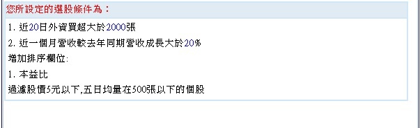 過去20日外資大量買超且1月營收年增率大於20%個股.2