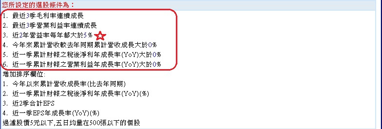 20160928過去三季本業獲利性指標連續遞增且2016年營收及獲利維持成長的公司~2