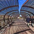 The happiness on the bamboo fence bridge.jpg